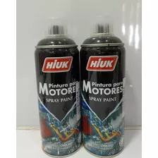 Pintura Motor Spray Negro Mate Alta Temperatura