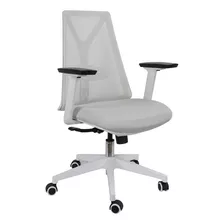 Cadeira Ergonômica Escritório Elements Olympia Branco Cinza