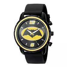 Reloj Casual De Cuarzo Y Metal Dc Comics Para Hombre, Color: