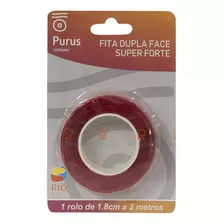 Fita Dupla Face Super Forte Purus 1,8 Cm X 2 Metros