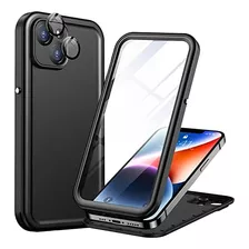 Funda Temdan Para iPhone 14 C/ Cubre Cam Pant Black1