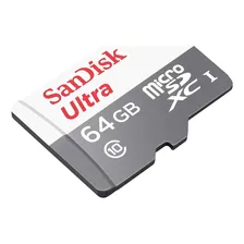 Cartao Sandisk Micro Sdxc Ultra 80mb/s 64gb Sd Gopro Hero 3