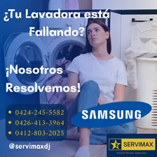 Servicio Técnico Autorizado De Neveras Lavadoras Samsung 
