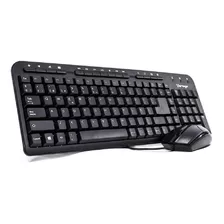 Combo Teclado Y Mouse Vorago Km-105 Alambrico Usb Multimedia