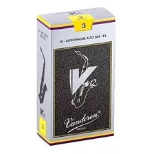 Vandoren Sr613 Alto Sax V.12 Reeds Strength 3 Box Of 10mus