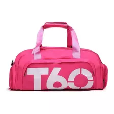 Bolsa Mala Mochila T60 Academia Bagagem Viagem Rosa