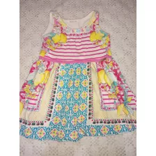 Vestido Bebê Tamanho 1 Florido 