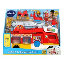 Estación De Juegos Y Camión De Bomberos Vtech. Color Tamaño Unico