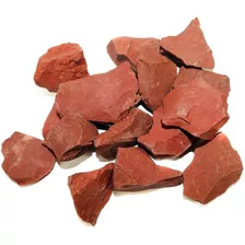 Jaspe Vermelho Pedra Natural Bruta 250g Proteção Energética