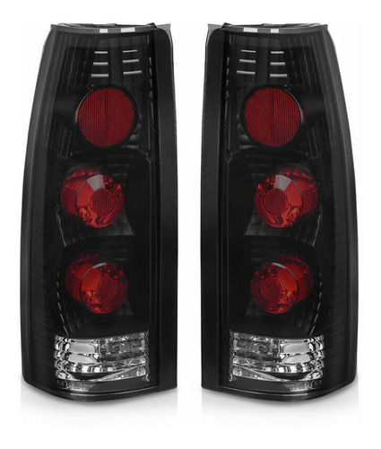 Tail Lights For 88-98 Chevy Gmc C/k 1500 2500 3500 Smoke At8 Foto 2