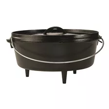 Lodge Cast Iron Camp Dutch Oven, 6-quart