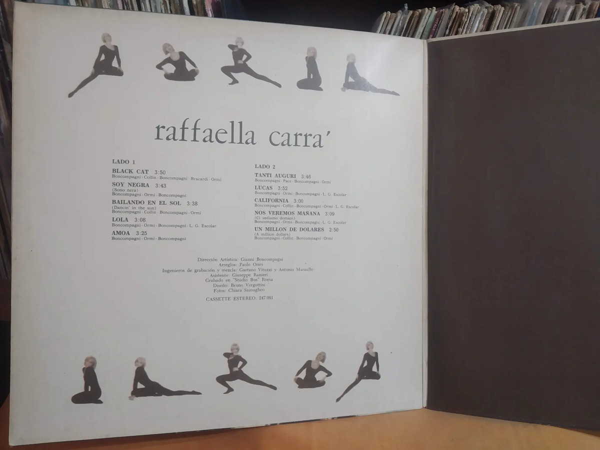 Raffaella Carrà - Raffaella - vinilo 1978