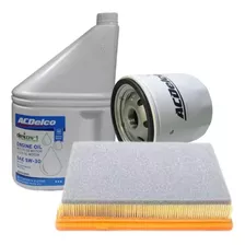 Kit Filtros + Aceite Acdelco Sinte Chevrolet Onix / Prisma