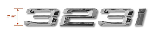 Emblema Trasero Bmw 323i Foto 2