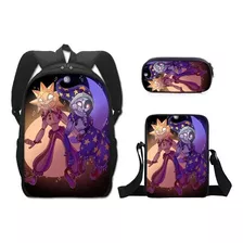 Mochila Fnaf Sundrop Messenger Bags Set De 3 Piezas