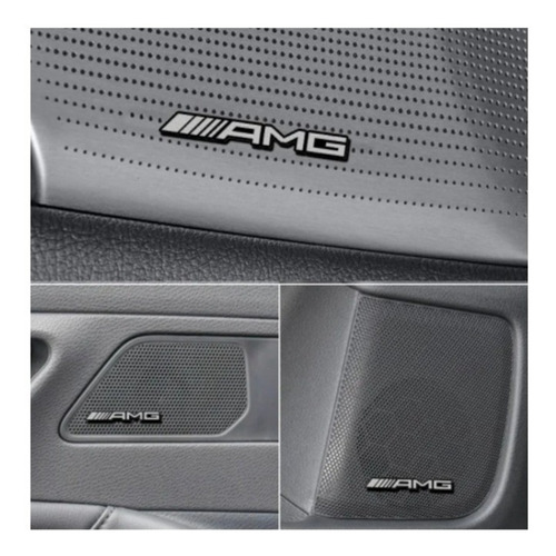 Emblema Amg Bocina Volante Mini 4piezas Kit Mercedes Benz Pc Foto 4