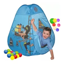 Castillo Pelotero Casita + 100 Pelotas Plegable Para Niños