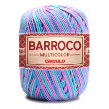 Barbante Barroco Multicolor 400g 452m Fio 6 - Escolha A Cor