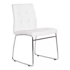 Set 4 Silla Cuadrante Cromo Diseño Ergonomica- Alto Impacto