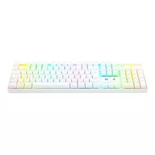 Teclado Gamer Redragon Mitra K551 Qwerty Outemu Red Português Brasil Cor Branco Com Luz Rgb