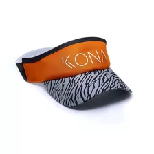 Viseira Beach Tennis Kona Hunter Orange Zebra