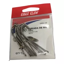 Anzuelos Eagle Claw 066n N2/0 Variada Rio X12u Pata Larga