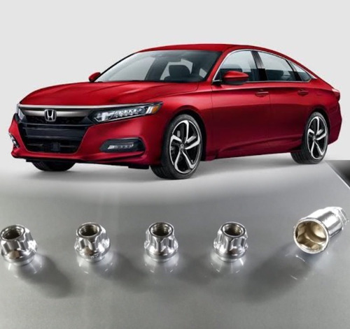 Birlos De Seguridad Honda Accord 2018-2021 Acero Solido. Foto 2