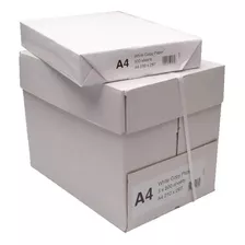 Caja 2500 Hojas Papel Bond Blanco A4 21*29.7cms Premium