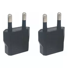 Adaptador Convertidor Enchufe Americano A Europeo X2