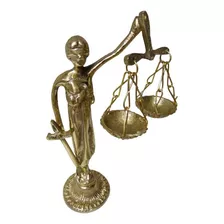 Estátua Deusa Dama Justiça Direito Têmis Bronze Até Bandejas