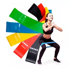 Kit 5 Faixa Elástica Super Mini Band Para Treino Exercícios