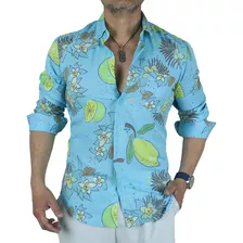 Camisa Guayabera Hawaiana Hombre Diseño 5