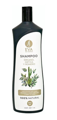 Shampoo Organo Ortiga Y Romero 1 L Eva Essence Cubre Canas
