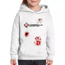Moletom Infantil Resident Evil Umbrella Corporation