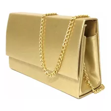 Bolsa Clutch Feminina Tons Dourado Madrinha Festa Casamento Cor Dourado Liso