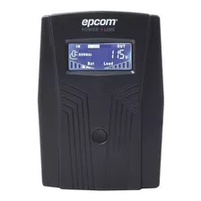  Epcom Ups Epu850lcd 850va Entrada Y Salida De 100v - 110v - 120v Negro