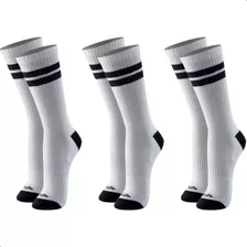 Kit 3 Pares Meia Cano Alto Esportiva Academia Mash Masculina