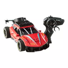 Carrinho Controle Remoto 2.4 Super Racing Recarregável 1:12 Cor Vermelho