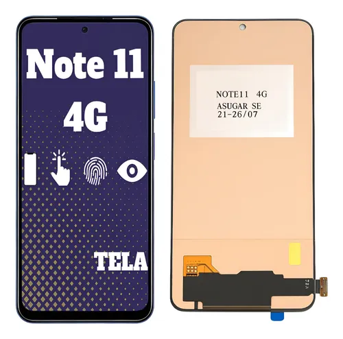 Xiaomi Tela Note 11 Note / 11S Display LCD Sem Aro + Película