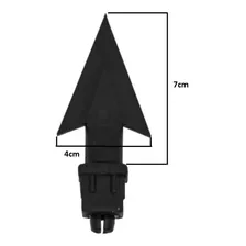Ponteira Plástica Ponta De Lança Int. 20x30 P Metalon