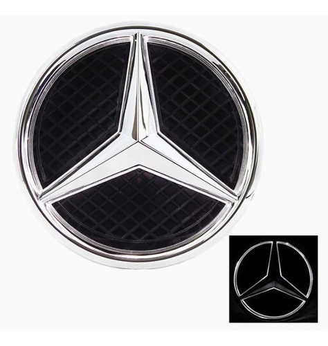 Emblema Led Mercedes Benz Parrilla Clase C200 C250 C43 C63 Foto 5