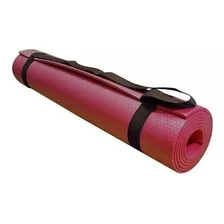 Tapete Eva Para Yoga 170x60 Pratica Meditação Fisioterapia Cor Vermelho