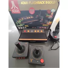 Video Game Console Atgames Atari Flashback 9 Gold Cor Preto