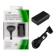 Kit Carga Y Juega Xbox 360 Batería 4800mah Y Cable Cargador
