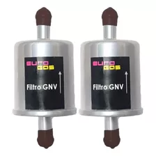 2 Filtros Gnv 14 Mm Troiagas Metal 5a E 6a Geracao Kit Gas