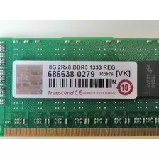 Memoria De Servidor 8gb 2rx8 Ddr3 1333mhz Reg Ecc