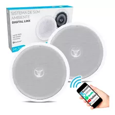 Kit Caixas De Embutir Som Ambiente Bluetooth Arandela Le Son