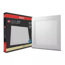 Led Painel Plafon Embutir 40x40 Quadrado Luminária Teto Cor Branco-neutro 110v/220v (bivolt)