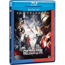 Blu-ray 3d: Capitão América 3 Guerra Civil - Original Lacrad