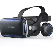 Óculos 3d Realidade Virtual Vr Shinecon 6.0 Fone E Controle
